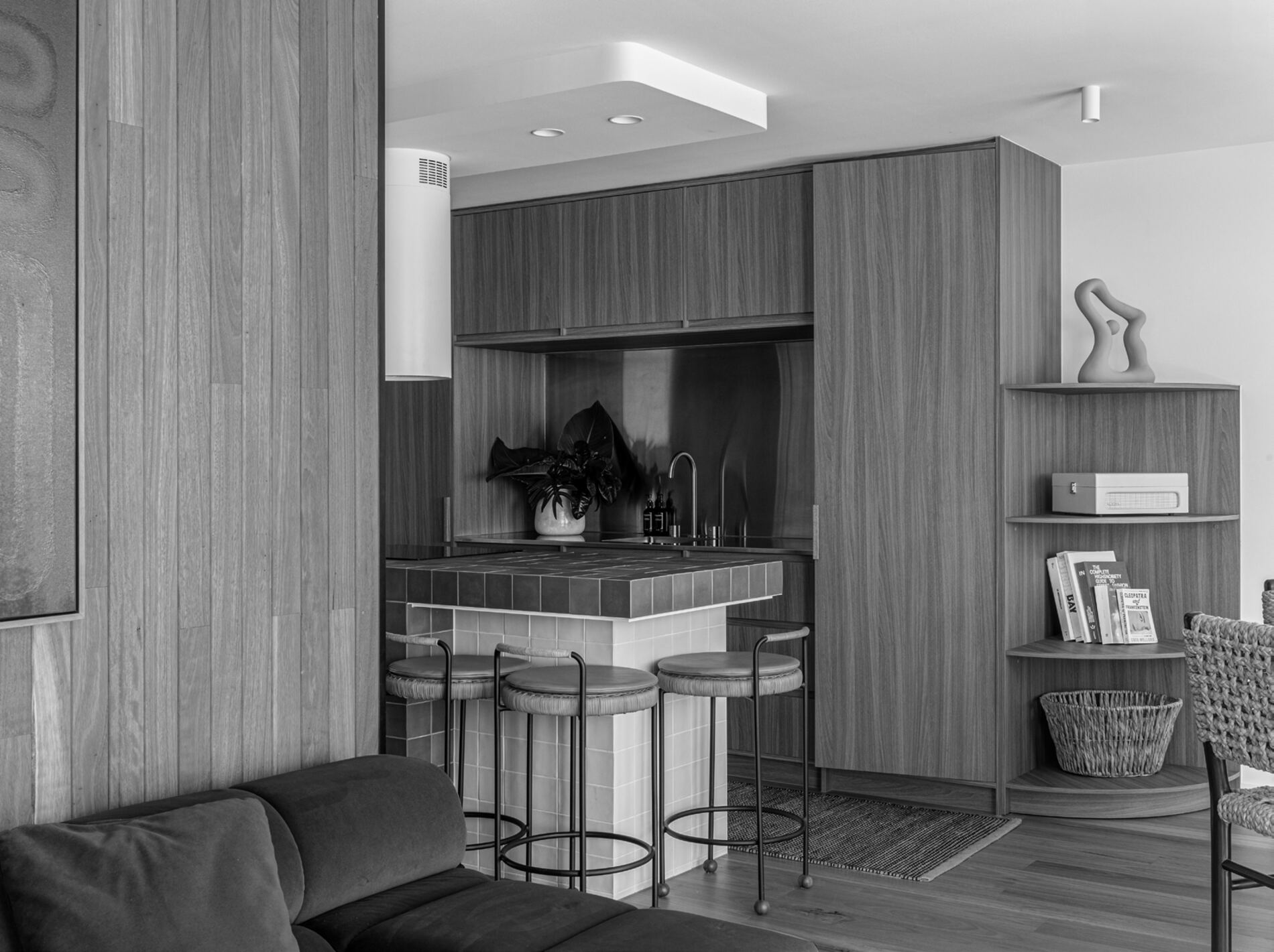 Interior joinery detail from a completed Jace Space home